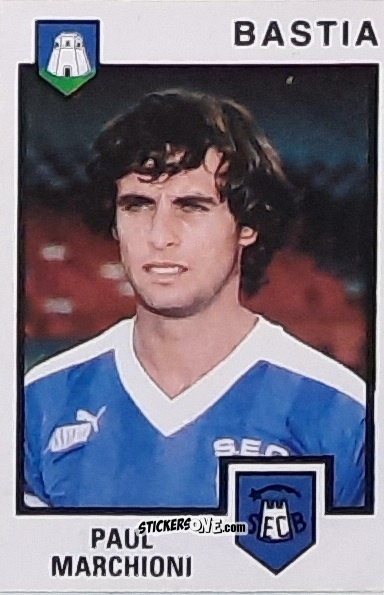 Figurina Paul Marchioni - Football France 1984-1985 n. 22 - Panini