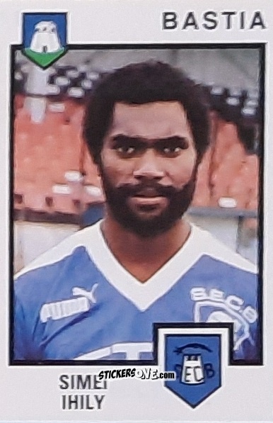 Figurina Simei Ihily - Football France 1984-1985 n. 26 - Panini