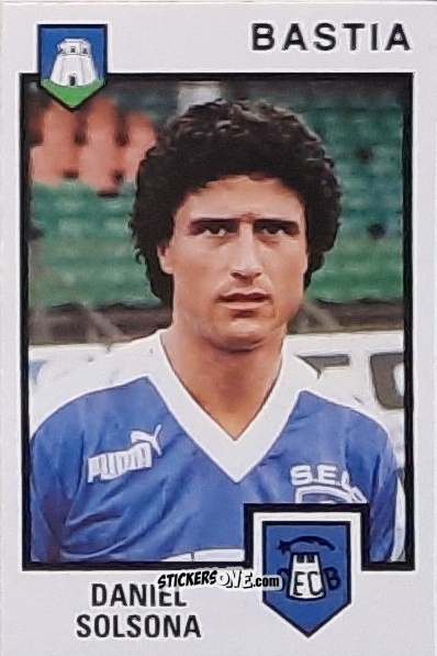 Sticker Daniel Solsona - Football France 1984-1985 n. 27 - Panini