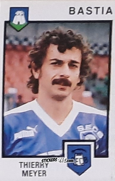 Figurina Thierry Meyer - Football France 1984-1985 n. 28 - Panini