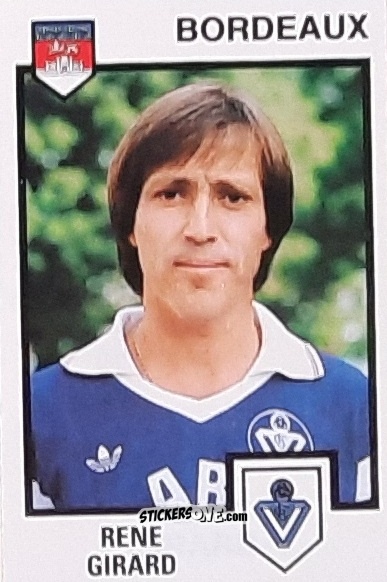 Cromo Rene Girard - Football France 1984-1985 n. 39 - Panini
