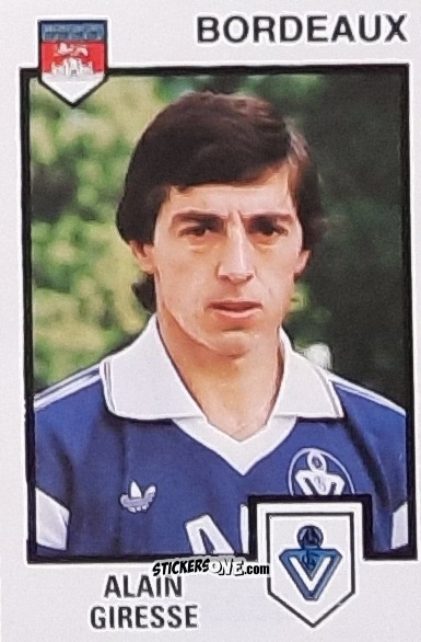 Figurina Alain Giresse - Football France 1984-1985 n. 42 - Panini