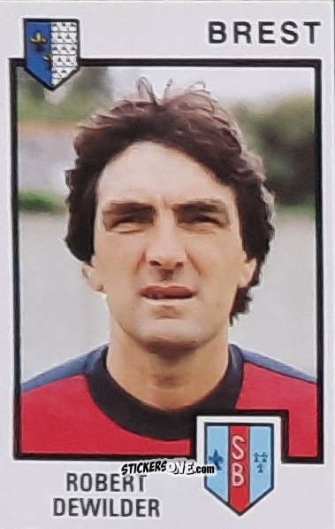 Sticker Robert Dewilder - Football France 1984-1985 n. 47 - Panini