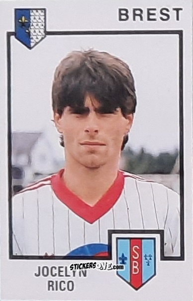 Figurina Jocelyn Rico - Football France 1984-1985 n. 49 - Panini