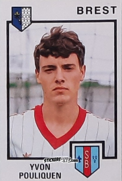 Sticker Yvon Paouliquen - Football France 1984-1985 n. 52 - Panini