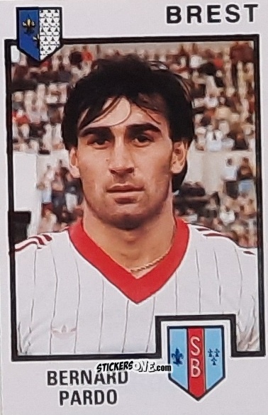 Cromo Bernard Pardo - Football France 1984-1985 n. 54 - Panini