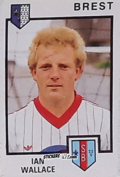 Sticker Ian Wallace - Football France 1984-1985 n. 58 - Panini