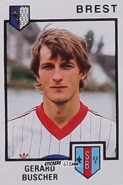Sticker Gerard Buscher - Football France 1984-1985 n. 59 - Panini