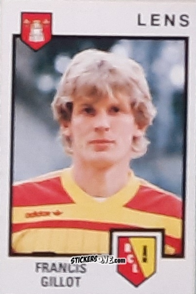 Cromo Francis Gillot - Football France 1984-1985 n. 81 - Panini