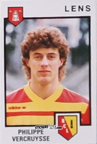 Cromo Philippe Vercruysse - Football France 1984-1985 n. 86 - Panini