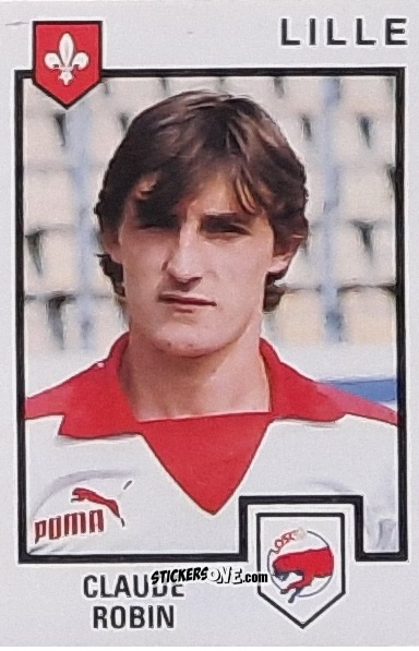 Sticker Claude Robin - Football France 1984-1985 n. 102 - Panini