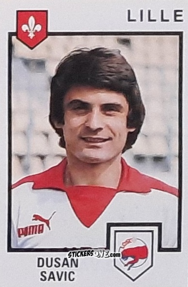 Cromo Dusan Savic - Football France 1984-1985 n. 104 - Panini