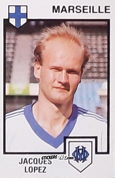 Figurina Jacques Lopez - Football France 1984-1985 n. 111 - Panini