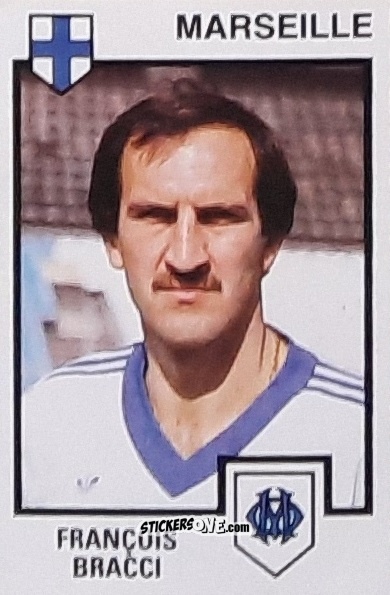Figurina Francois Bracci - Football France 1984-1985 n. 112 - Panini