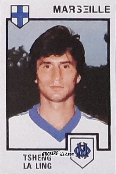 Cromo Tsheng La Ling - Football France 1984-1985 n. 117 - Panini