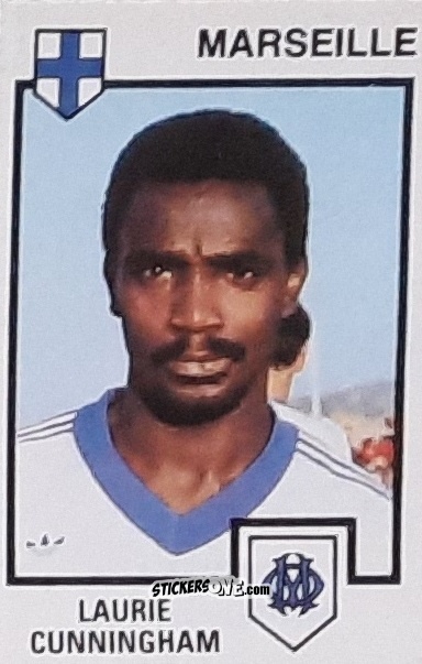 Cromo Laurie Cunningham - Football France 1984-1985 n. 118 - Panini