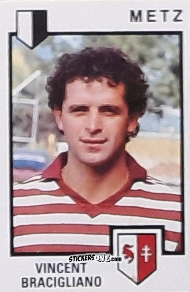 Figurina Vincent Bracigliano - Football France 1984-1985 n. 130 - Panini