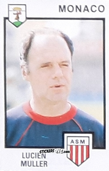 Sticker Lucien Muller - Football France 1984-1985 n. 137 - Panini