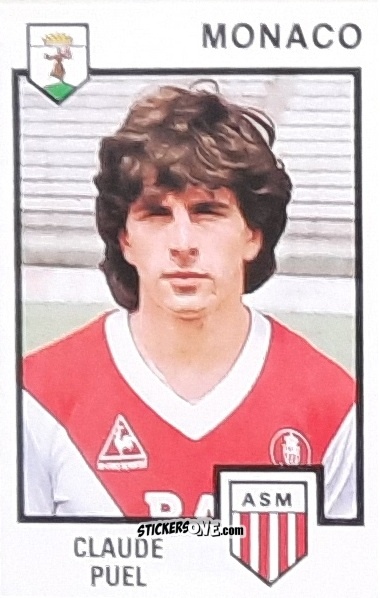 Cromo Claude Puel - Football France 1984-1985 n. 139 - Panini