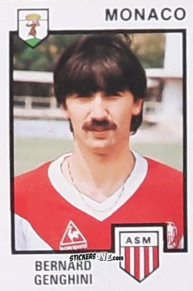 Sticker Bernard Genghini - Football France 1984-1985 n. 146 - Panini