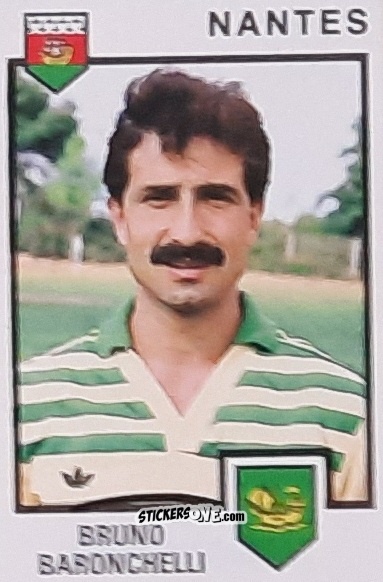 Figurina Bruno Baronchelli - Football France 1984-1985 n. 176 - Panini