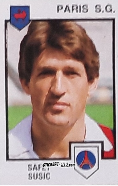 Figurina Safet Susic - Football France 1984-1985 n. 192 - Panini
