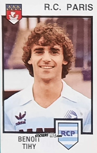 Cromo Benoit Tihy - Football France 1984-1985 n. 199 - Panini