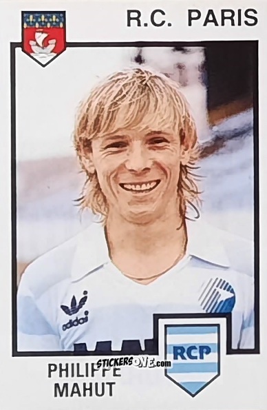 Figurina Philippe Mahut - Football France 1984-1985 n. 201 - Panini