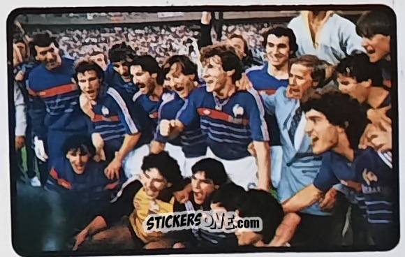 Cromo Euro 84 Winners - Football France 1984-1985 n. 203 - Panini