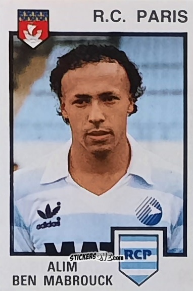 Figurina Alim Ben Mabrouck - Football France 1984-1985 n. 247 - Panini