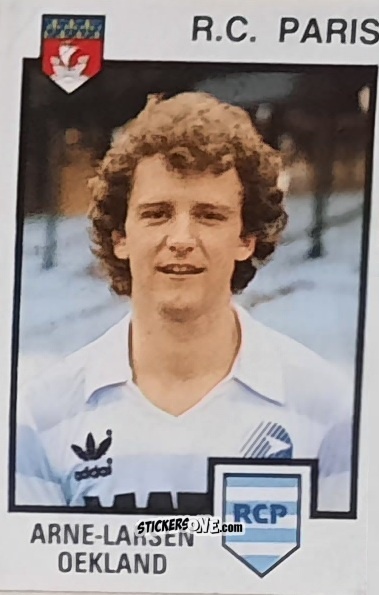 Figurina Arne-Larsen Oekland - Football France 1984-1985 n. 250 - Panini
