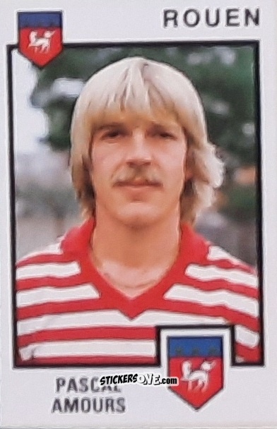 Figurina Pascal Amours - Football France 1984-1985 n. 256 - Panini