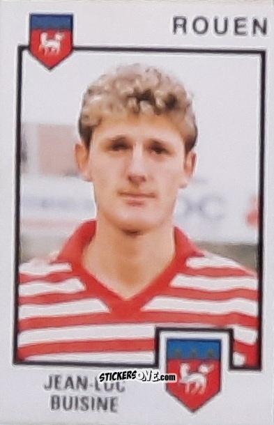 Cromo Jean-Luc Buisine - Football France 1984-1985 n. 257 - Panini