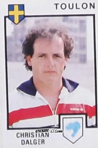 Sticker Christian Dalger - Football France 1984-1985 n. 299 - Panini