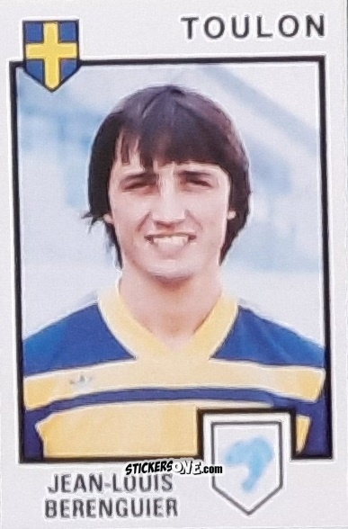 Cromo Jean-Louis Berenguier - Football France 1984-1985 n. 301 - Panini