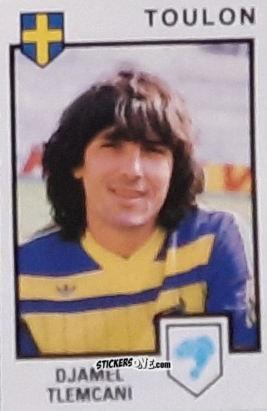 Figurina Djamel Tlemcani - Football France 1984-1985 n. 309 - Panini