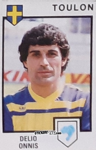 Sticker Delio Onnis - Football France 1984-1985 n. 310 - Panini