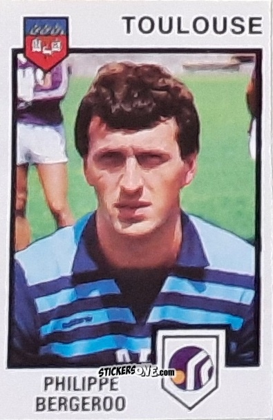 Cromo Philippe Bergeroo - Football France 1984-1985 n. 315 - Panini