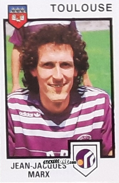 Cromo Jean-Jacques Marx - Football France 1984-1985 n. 316 - Panini