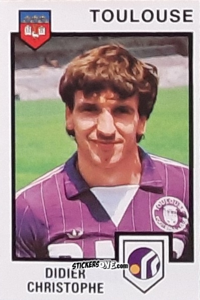 Figurina Didier Christophe - Football France 1984-1985 n. 321 - Panini