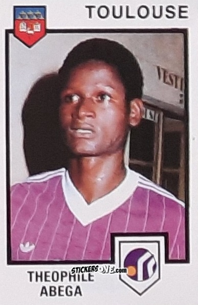 Cromo Theophile Abega - Football France 1984-1985 n. 323 - Panini
