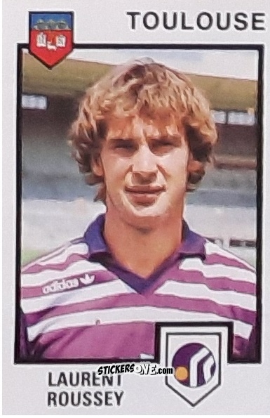 Cromo Laurent Roussey - Football France 1984-1985 n. 326 - Panini