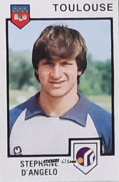 Cromo Stephane D'Angelo - Football France 1984-1985 n. 327 - Panini