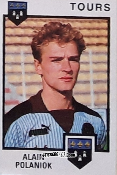 Sticker Alain Polaniok - Football France 1984-1985 n. 337 - Panini