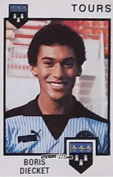 Sticker Boris Diecket - Football France 1984-1985 n. 338 - Panini