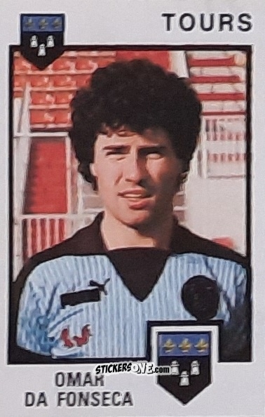 Cromo Omar Da Fonseca - Football France 1984-1985 n. 341 - Panini