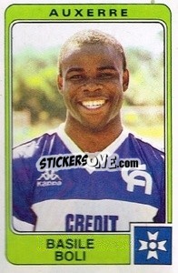 Cromo Basile Boli - Football France 1985-1986 n. 16 - Panini