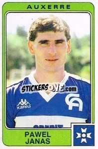 Figurina Pawel Janas - Football France 1985-1986 n. 17 - Panini