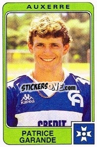 Cromo Patrice Garande - Football France 1985-1986 n. 24 - Panini