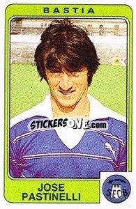 Figurina Jose Pastinelli - Football France 1985-1986 n. 33 - Panini